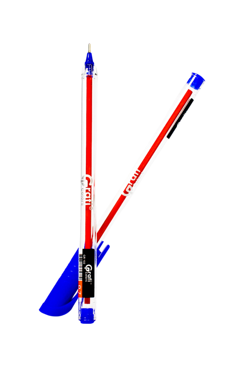 Lapicero Grafi Colors Mina Naranja 0,7 Grafi Gel Azul x 12 Unidades