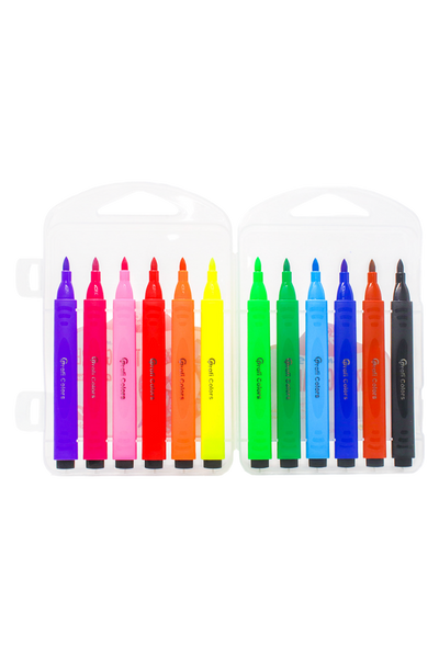 Estuche de Plumones Triangulares Grafi Colors x 12 Unidades