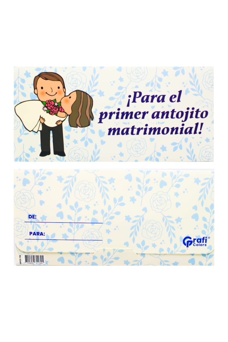 Lluvia De Sobres Colores X 12 Grafi Colors Matrimonio