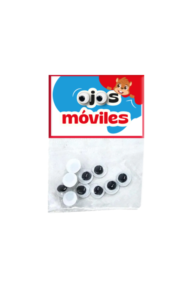 Carton Ojos Moviles X 24