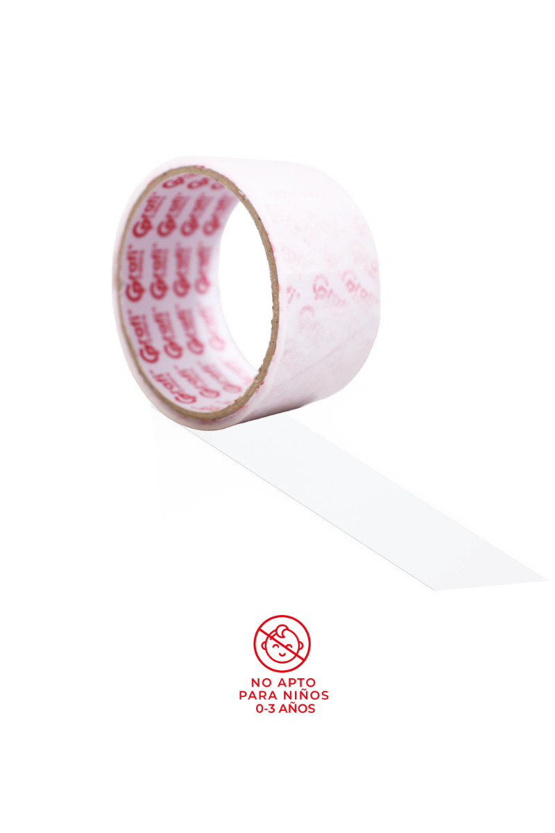 CINTA TRANSPARENTE GRAFI COLORS 48MM X 20MTS