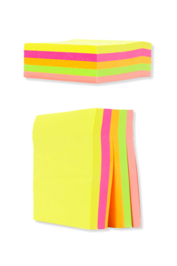 Notas Adhesivas Grafi Colors, 5 Colores x 300 Hojas