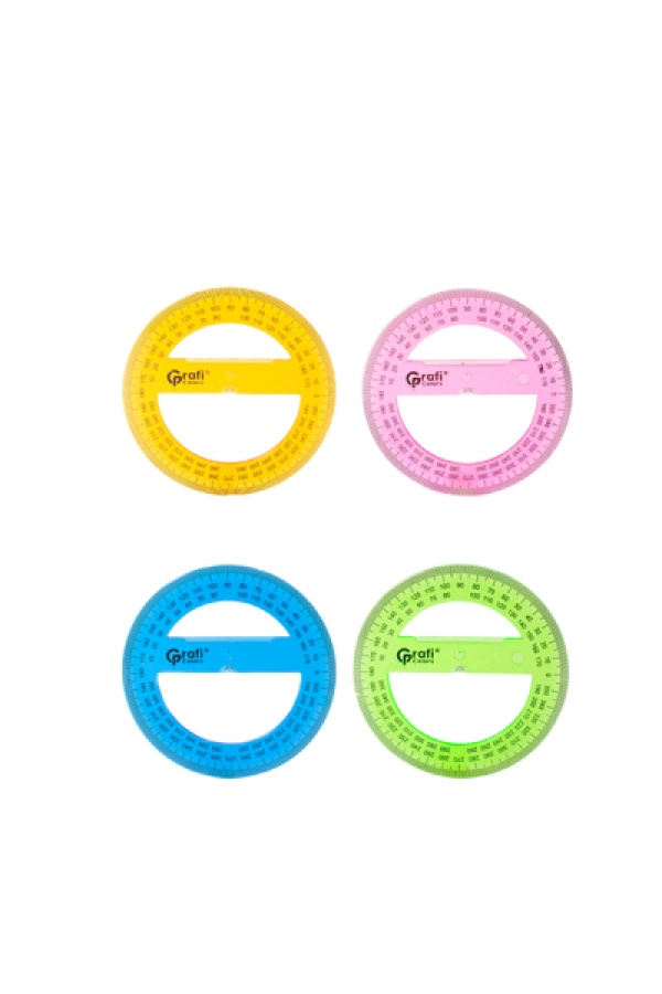 Transportador Grafi Colors Colores Traslucidos 360°