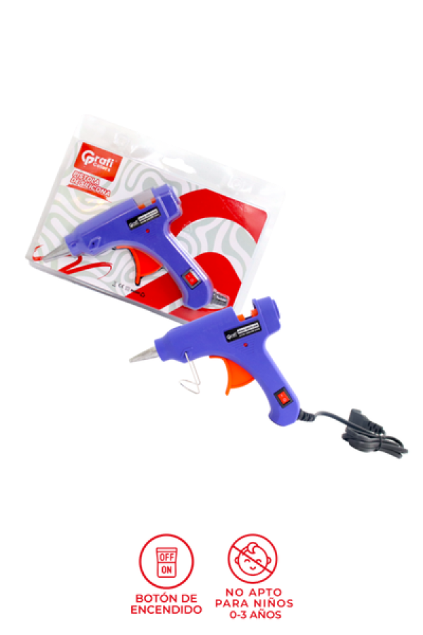 Pistola de Silicona Grafi Colors 20W