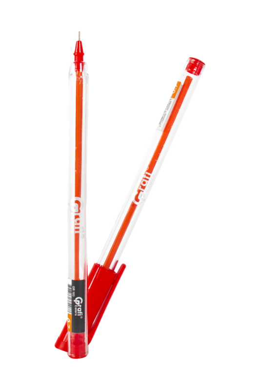 Lapicero Grafi Colors Mina Naranja 0,7 Grafi Gel Rojo x 12 Unidades
