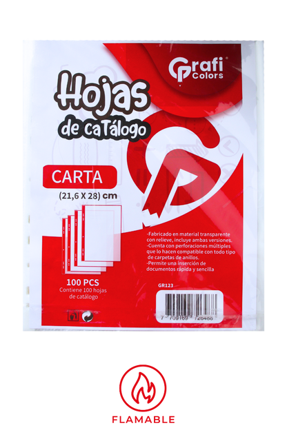 Hojas De Catalogo Grafi Colors X100 A4