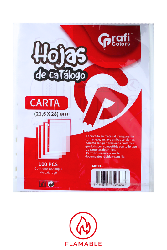 Hojas De Catalogo Grafi Colors X100 A4