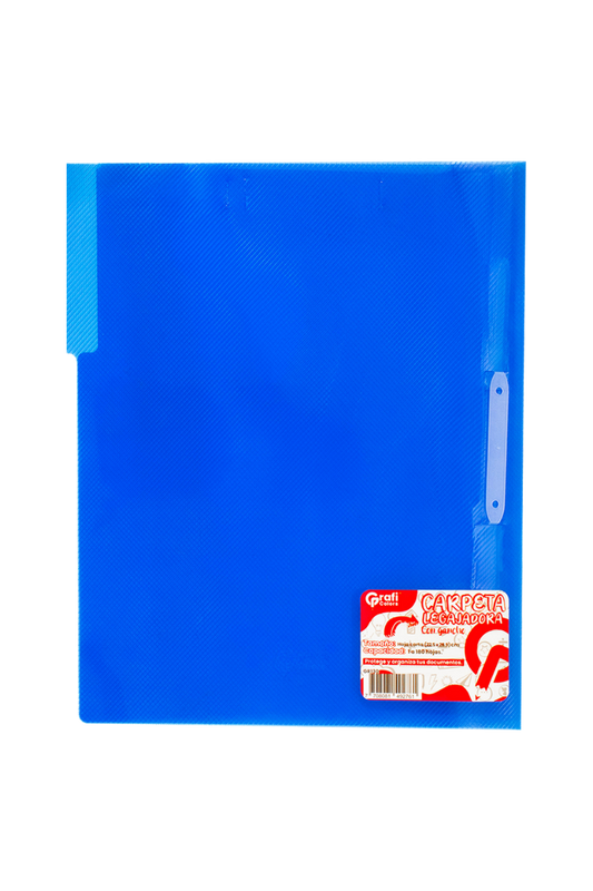 Carpeta Plástica Grafi Colors Tamaño Carta Con Legajador Colores Surtidos