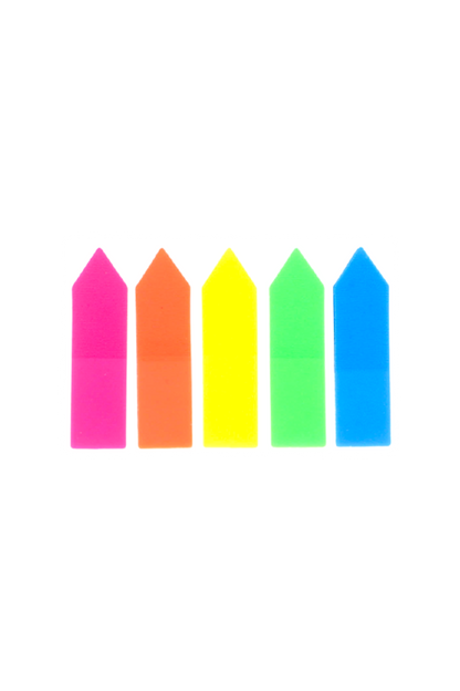 Señaladores De Página  Grafi Colors con Adhesivo 5 Colores