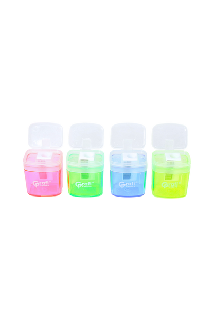 Sacapuntas  Grafi Colors  Con Deposito Colores Surtidos
