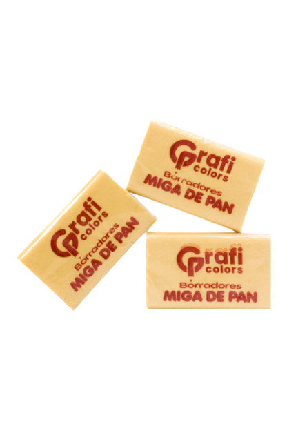 Borrador Grafi Colors Miga De Pan X 30 Amarillo
