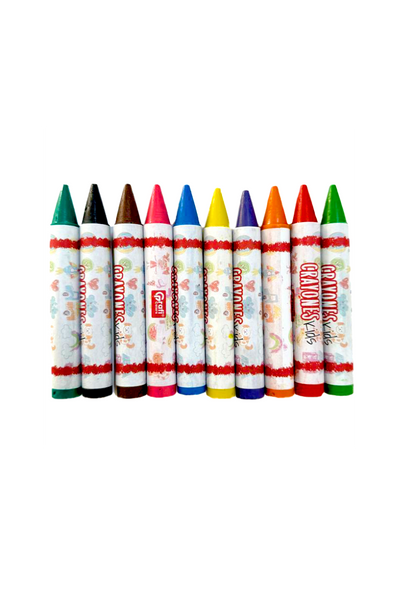 Crayones Grafi Colors Gigantes Redondos x 10 Unidades