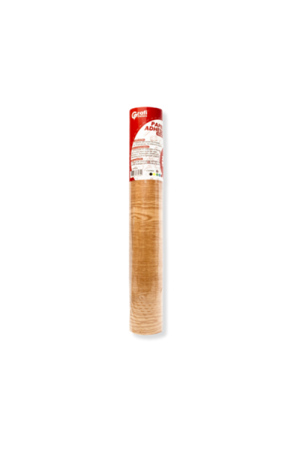 Rollo Papel Adhesivo Grafi Colors Madera Clara 20 Mts