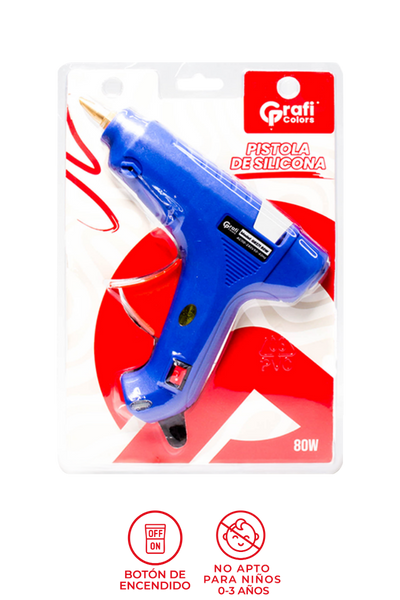 Pistola Grafi Colors de Silicona 80 W Punta Cobre