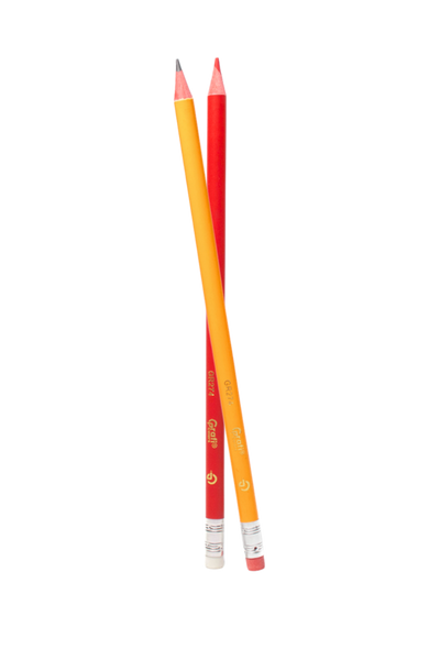 Lápices Grafi Colors x 6 Unidades, 5 Grafito + 1 Rojo