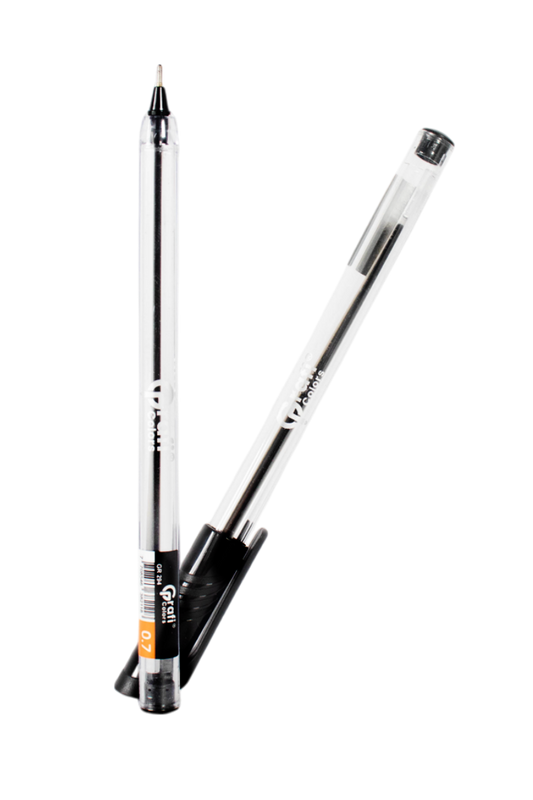 Lapicero  Grafi Colors Grafi Gel 0.7 mm Negro x 12 Unidades