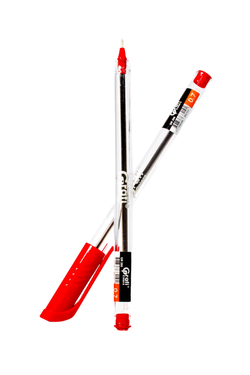 Lapicero  Grafi Colors Grafi Gel 0.7 mm Rojo x 12 Unidades