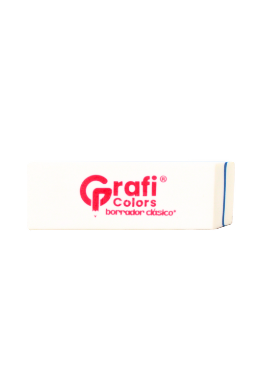 Borrador Blanco Raya Azul Grafi Colors