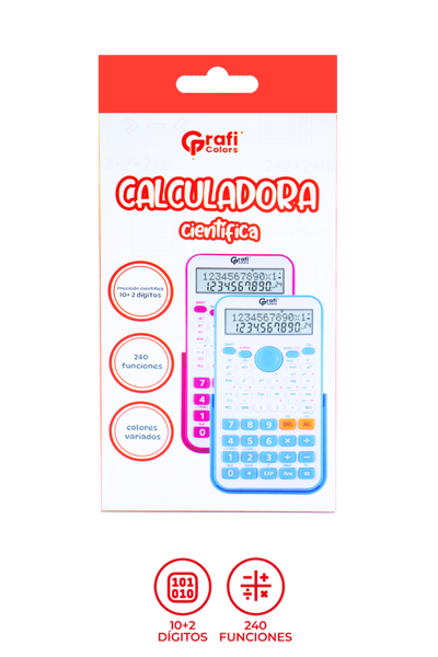 Calculadora Cientifica Colores Grafi Colors
