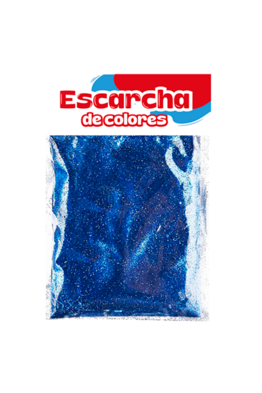 Carton Escarcha Colores X 40