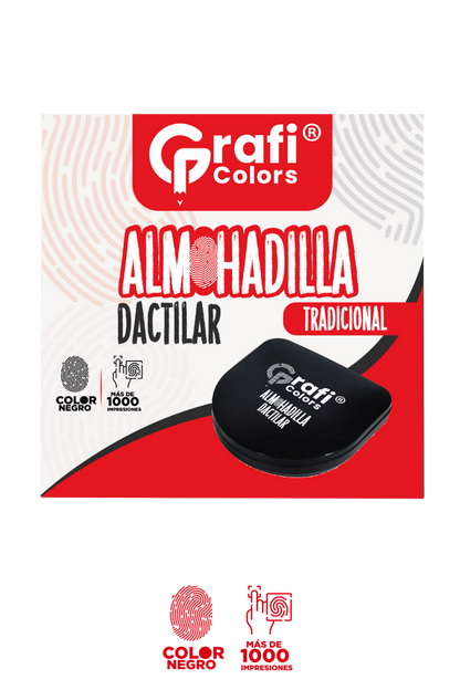 Huellero Dactilar Grafi Colors Mediano