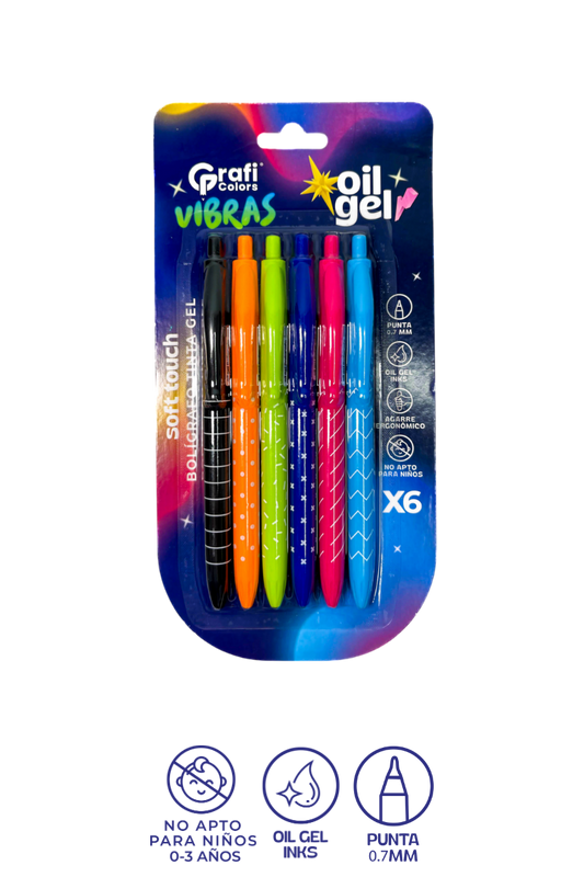 Lapicero Grafi Colors  Oligel Vibras