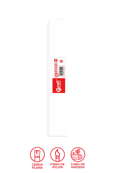 Pincel Grafi Colors Nylon Redondo #06 x 12 Unidades