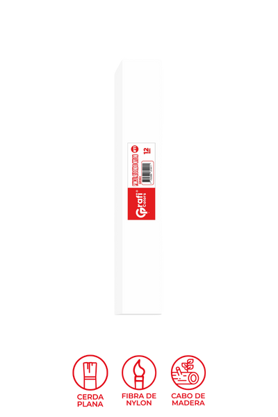 Pincel Grafi Colors Nylon Redondo #11 x 12 Unidades