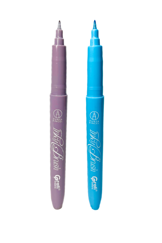 plumígrafo Grafi Colors Inky Brush X 10