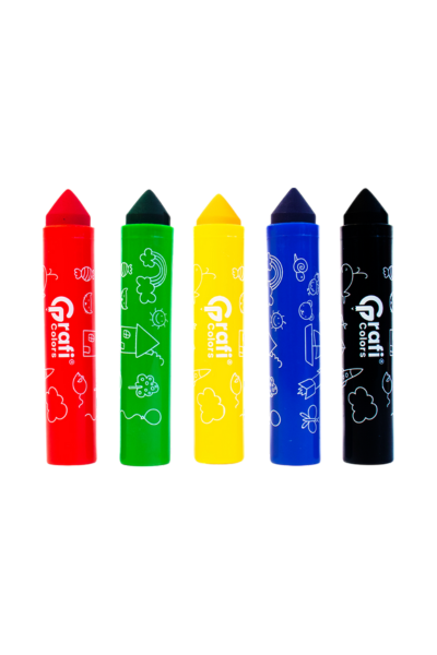 Marcadores Ultra Trazos Kids Grafi Colors Punta Cónica x 5 Unidades