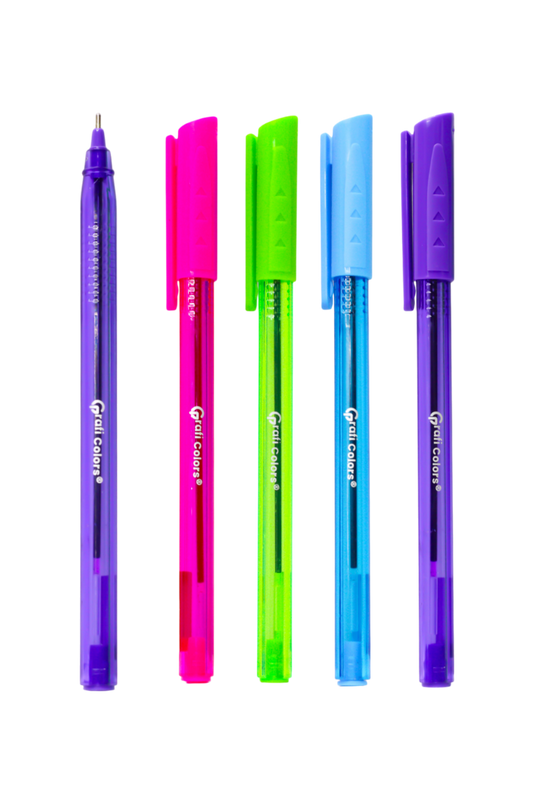 Lapicero Grafi Colors Solid Color De Colores Cuerpo Solido 1.0 Mm X 12 Unidades