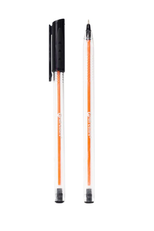 Lapiceros Grafi Gel Grafi Colors Mina Naranja Negro 0.7 Mm X 12 Unidades