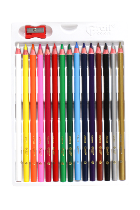 Color Grafi Colors 13+2 Con Sacapuntas