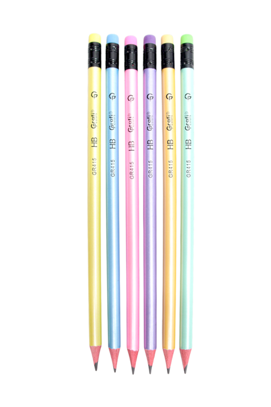 Lápiz Pastel Metalizado Grafi Colors X12