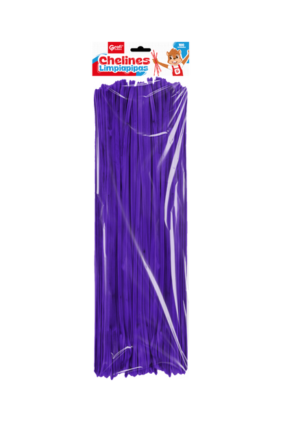 Chelines Grafi Colors X 100 Morado