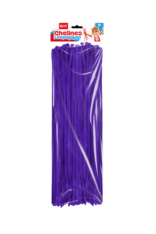 Chelines Grafi Colors X 100 Morado