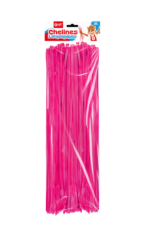 Chelines Grafi Colors X 100 Fucsia