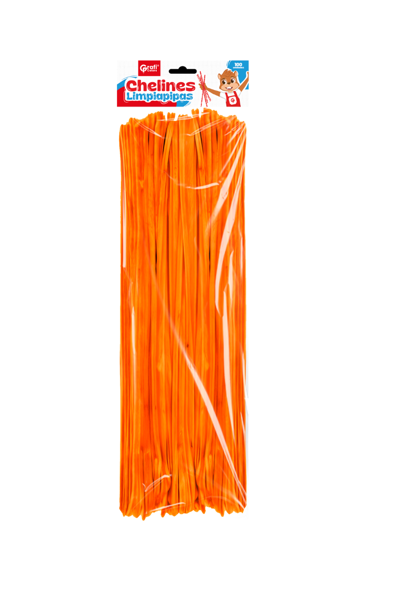 Chelines Grafi Colors X 100 Naranja