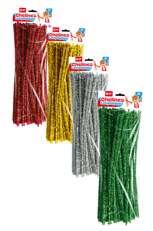 Chelines Grafi Colors X 100 Metalizados