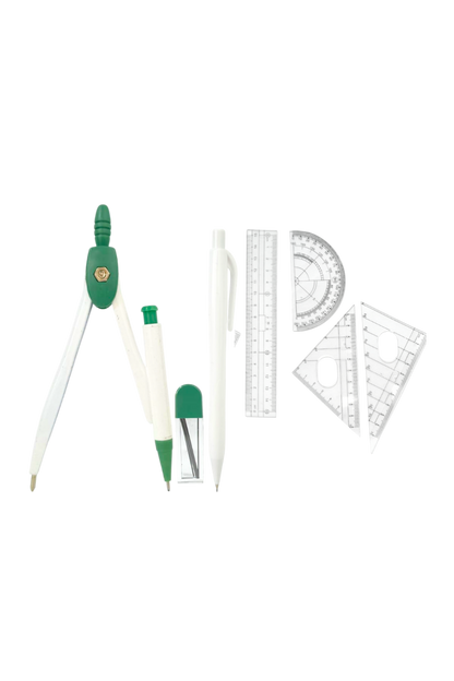 KIT GEOMETRICO CON COMPAS X7 GRAFI COLORS