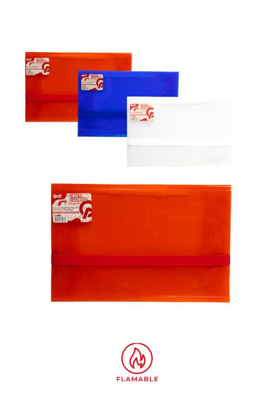 Carpeta Plastica Tipo Fuelle Grafi Colors Oficio