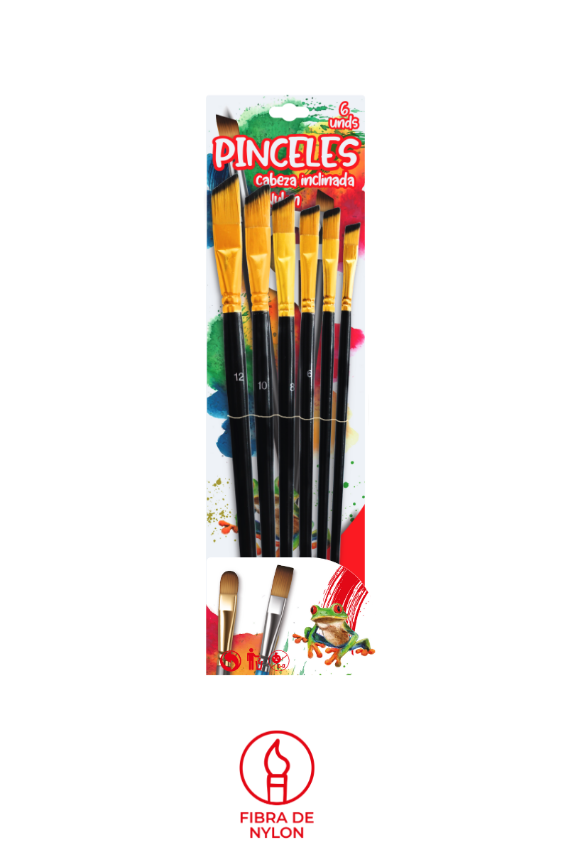 Set Pinceles X6 Grafi Colors