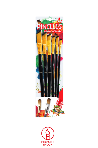 Set Pinceles X6 Grafi Colors