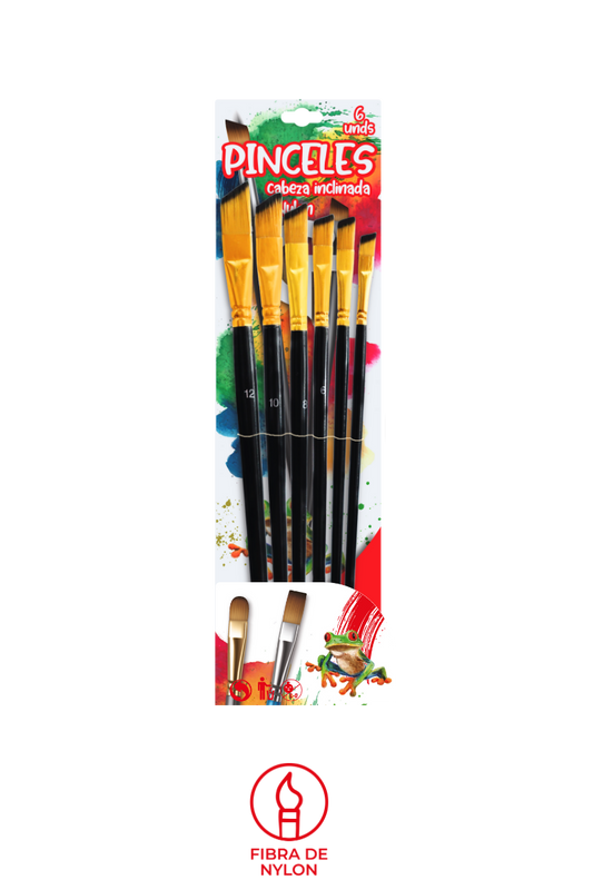Set Pinceles X6 Grafi Colors