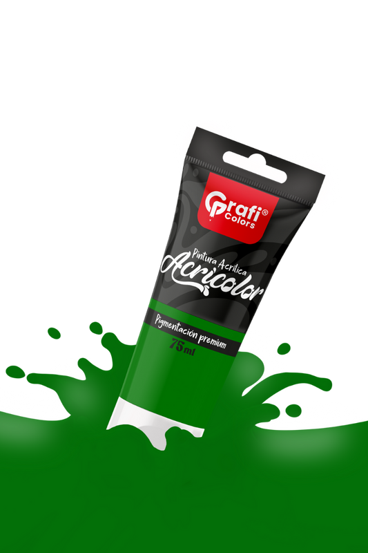 Pintura Acrílica Grafi Colors Color Verde 75ml