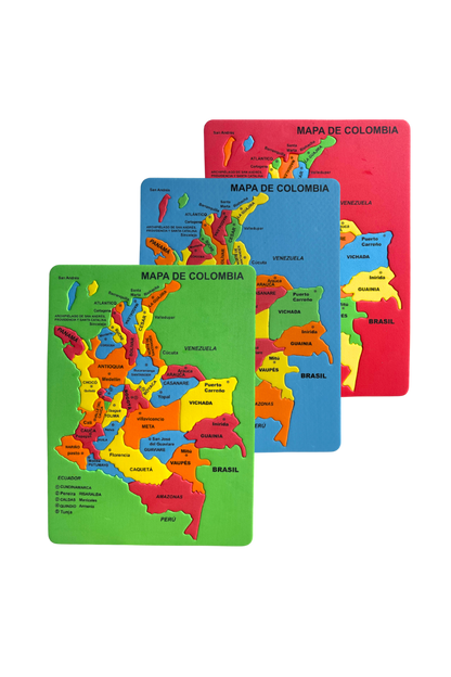 Foamy Mapa De Colombia Grafi Colors