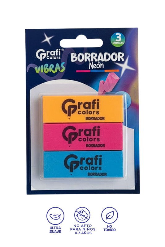 Borrador Vibras Grafi Colors X 3