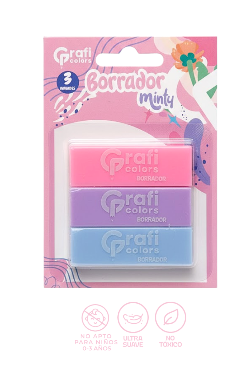 Borrador Minty Grafi Colors X 3
