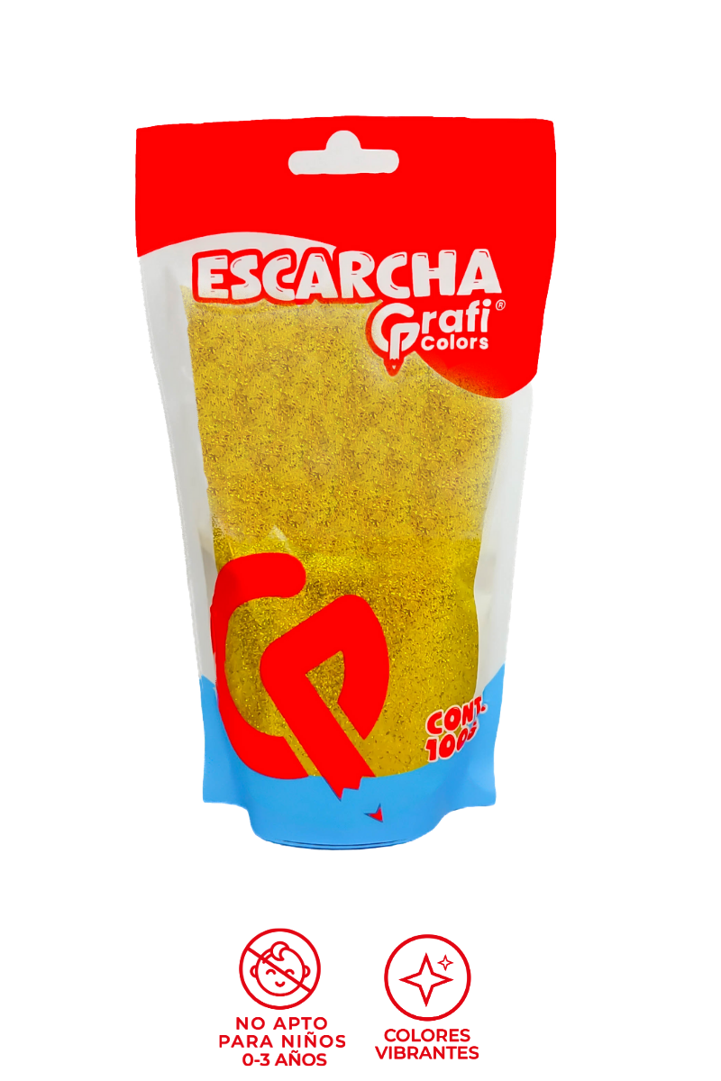 Escarcha Dorada Grafi Colors 100 Gramos