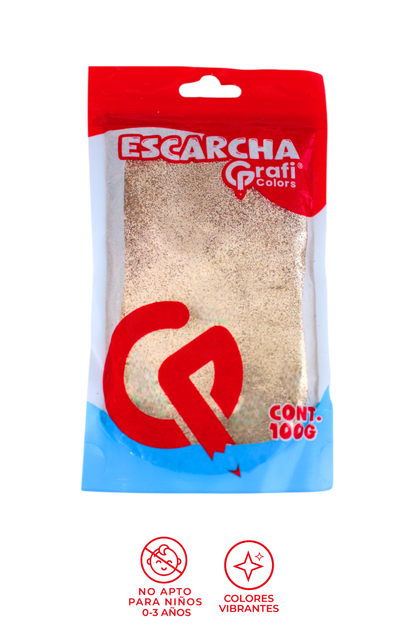 Escarcha Champan Grafi Colors 100 Gramos
